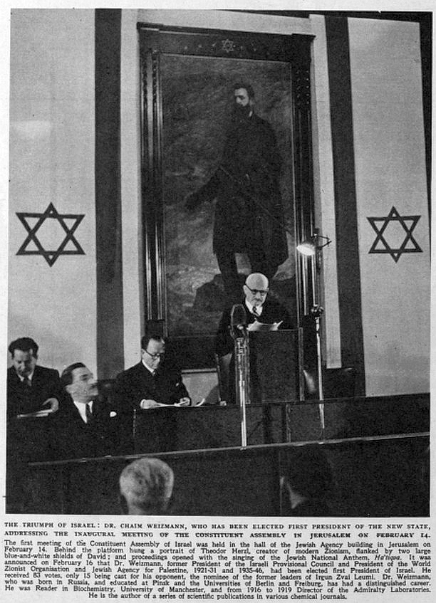 Weizmann president of Israel